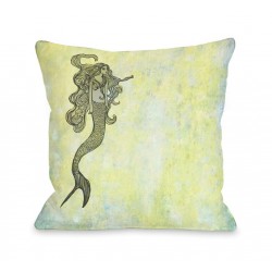 Mermaid Throw Pillow 
