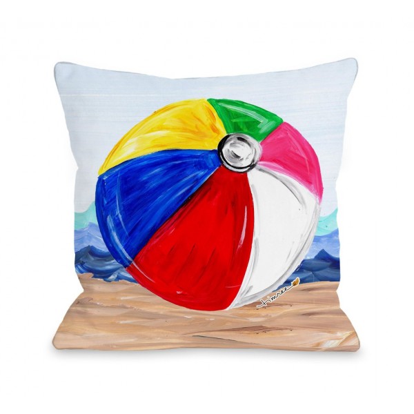 Beachball - Multi Throw Pillow